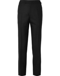 Kingsman Slim Fit Wool And Mohair Blend Tuxedo Trousers