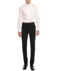 Givenchy Logo Waist Wool Trousers Black