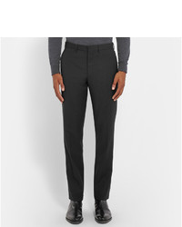 Burberry London Black Relaxed Fit Wool Suit Trousers