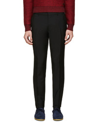 Burberry London Black Wool Stirling Trousers