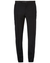 Alexander McQueen Mid Rise Wool And Mohair Blend Trousers