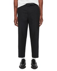 AllSaints Miro Relaxed Wool Cotton Trousers