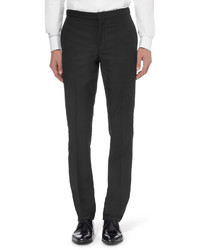 Hackett Slim Fit Wool And Mohair Blend Tuxedo Trousers