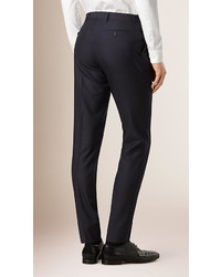 Burberry Slim Fit Wool Trousers