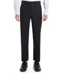 Valentino Solid Wool Trousers