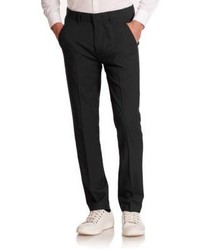 Helmut Lang Straight Fit Wool Trousers