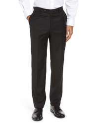 Berle Stretch Solid Wool Trousers