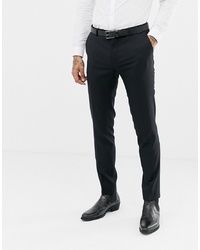 Twisted Tailor Super Skinny Wool Mix Suit Trousers In Black