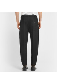 Ann Demeulemeester Tapered Brushed Wool Blend Trousers