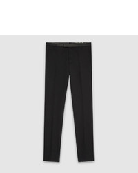 Gucci Wool And Leather Evening Pant