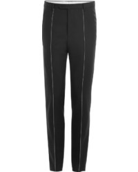 Maison Margiela Wool Mohair Trousers With Contrast Stitch