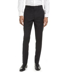 JB Britches Wool Trousers In Black At Nordstrom