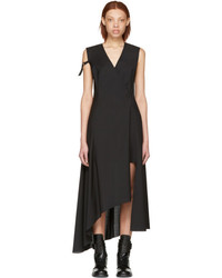 Yang Li Black Asymmetric Cross Over Dress
