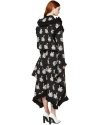 Stella McCartney Black Ruffle Swan Dress