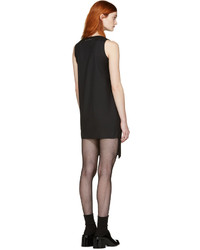 MM6 MAISON MARGIELA Black Short Wool Dress