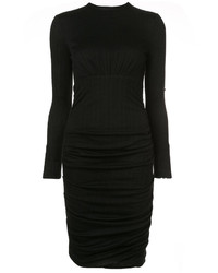 Yigal Azrouel Draped Fitted Dress
