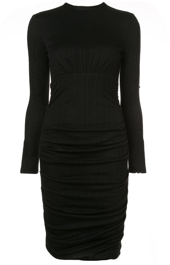 Yigal Azrouel Draped Fitted Dress, $890 | farfetch.com | Lookastic