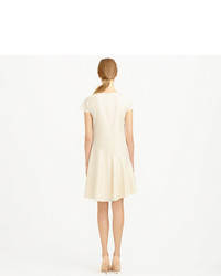 J.Crew Flounce Dress In Super 120s Wool