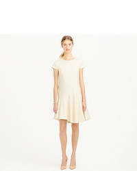 J.Crew Flounce Dress In Super 120s Wool