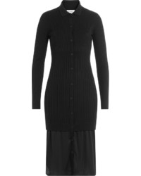 DKNY Layered Dress With Merino Wool