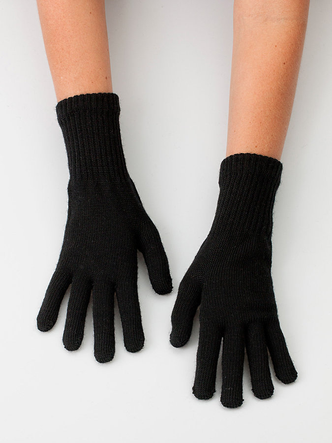 Wool-blend gloves