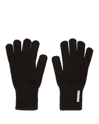 C2h4 Black Agitator Distressed Hybrid Gloves