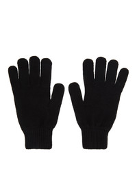 Paul Smith Black Cashmere Gloves