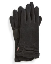 Echo Ruched Gloves Black Small