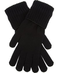 Givenchy Ribbed Trim Gloves