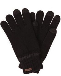 Hugo Boss Graas Wool Blend Touch Screen Gloves One Size Black