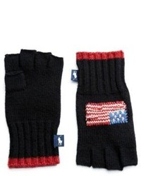 Polo Ralph Lauren Patriotic Fingerless Wool Gloves