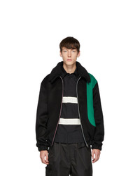 Xander Zhou Black Colorblock Jacket