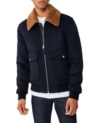 Mackage Theo Genuine Wool Blend Jacket