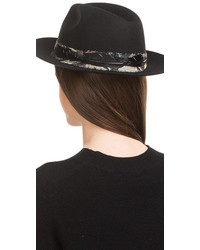 Zadig & Voltaire Alabama Wool Hat With Feathers