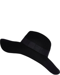 River Island Black Oversized Fedora Hat