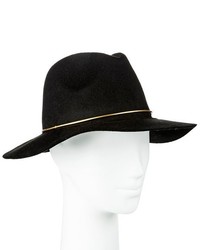 Black Rancher Hat With Tan Band