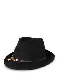 Stella McCartney Black Wool Hat