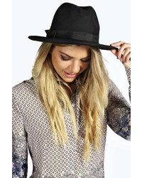 Boohoo Boutique Jolene Wool Fedora Hat