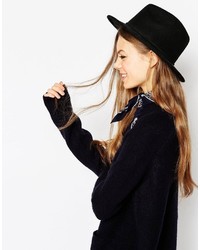 Asos Collection Felt Panama Hat With Braid Braid Trim New Improved Fit