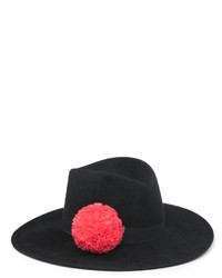 Eugenia Kim Dita Wool Felt Panama Hat Black