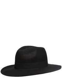 Dorothy Perkins Black Felt Fedora Hat