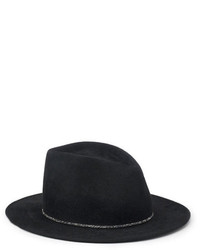 Eugenia Kim Hats Blaine Wool Felt Panama Hat Black