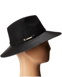 Vince Camuto Faux Leather Loop And Brim Panama