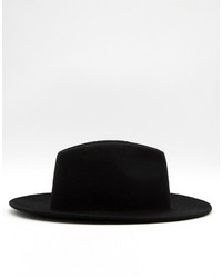 Catarzi Fedora Structured Wide Brim Hat