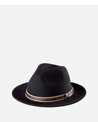 San Diego Hat Company Fedora With Faux Leather Band
