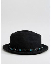 Reclaimed Vintage Fedora With Trim