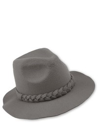 Felt Fedora Hat With Braided Band