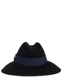 Armani Collezioni Felted Wool Wide Brim Fedora Hat