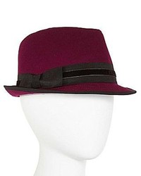jcpenney Flannel Fedora With Bow
