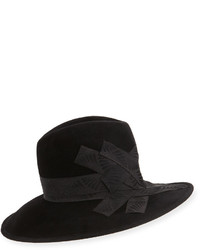 Philip Treacy Gangster Trilby Hat Wband